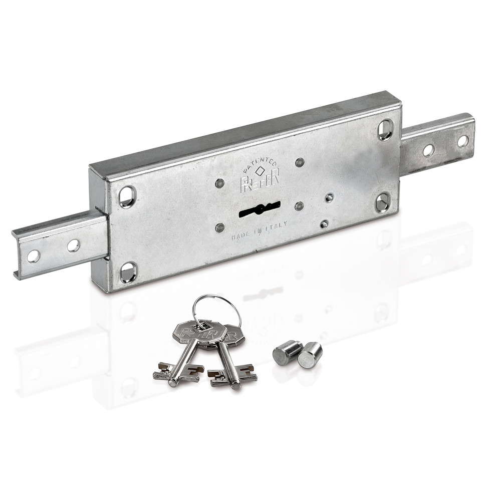 Serrure Centrale VIRO Pour Volet Roulant – Clé à Double Panneton, Fabrication Italienne