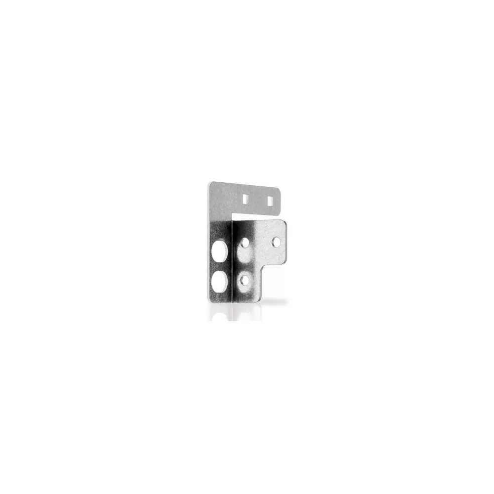 Equerre de fixation pour coulisse et plaque